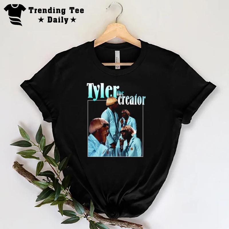 Tyler Light Blue Design Tyler The Creator Rap T-Shirt