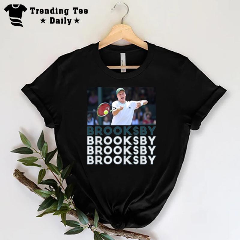 Typo Design Tennis Player Jenson Brooksby T-Shirt