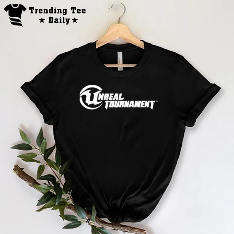 Typographic Logo Unreal Tournamen T-Shirt