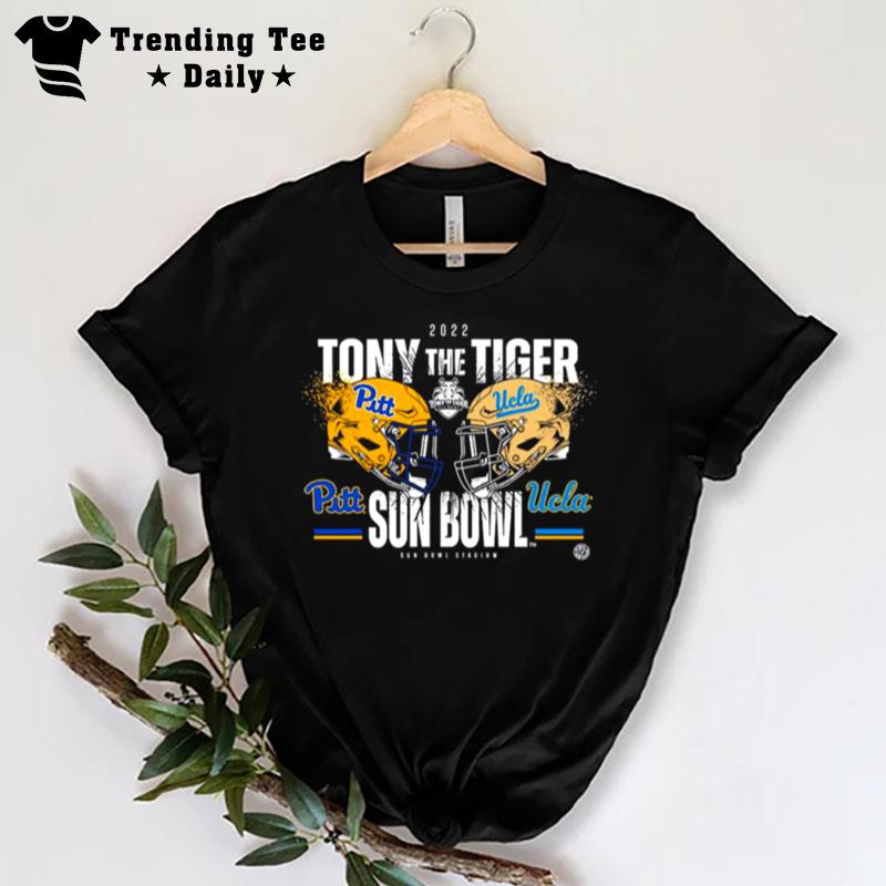 Ucla Bruins Vs Pittsburgh Panthers Tony The Tiger Sun Bowl 2022 Match Up T-Shirt