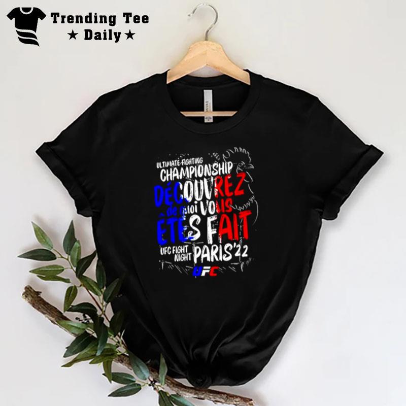 Ufc Fight Night Paris City Championship T-Shirt