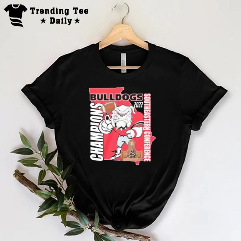 Uga Georgia Bulldogs 2022 Southeastern Conference Champions T-Shirt