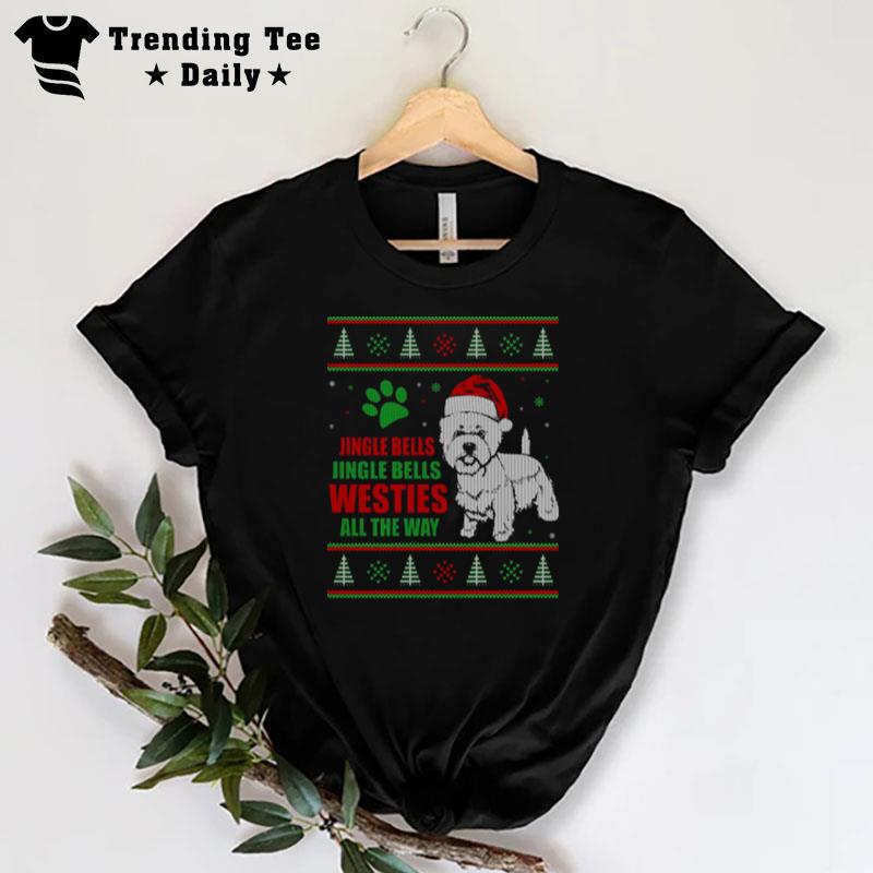 Ugly Christmas Westie Dog T-Shirt