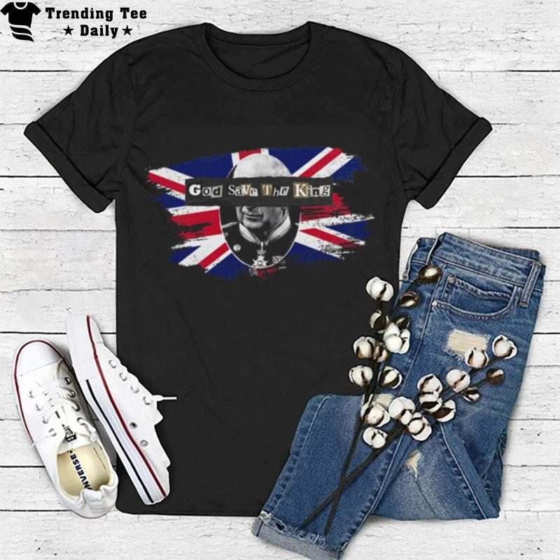 Uk Supplier God Save The King T-Shirt