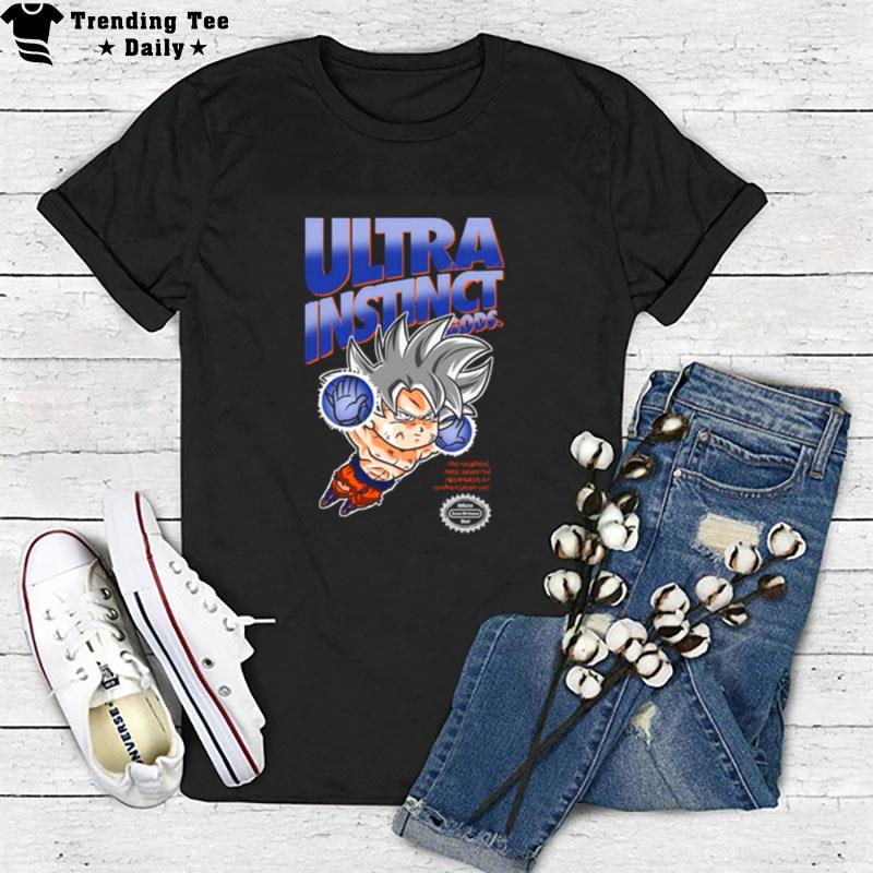 Ultra Instinct Gods Dragon Ball X Super Mario Bros T-Shirt