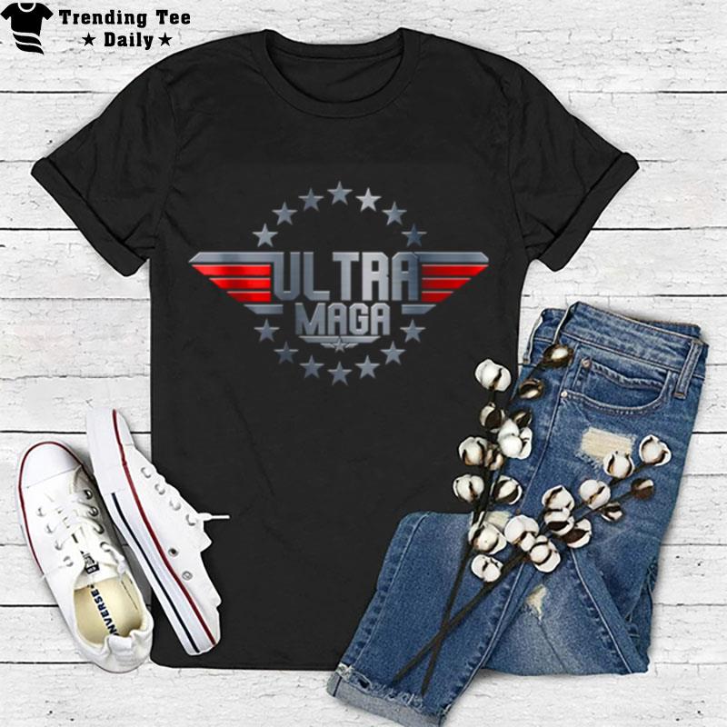 Ultra Maga Top Gun Logo T-Shirt