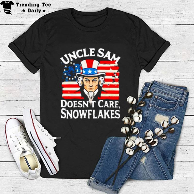 Uncle Sam Don Care Snowflakes T-Shirt