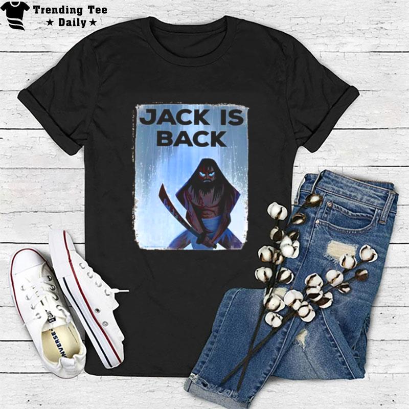 Under The Rain Samuraijackzz Is Back Samurai Jack T-Shirt