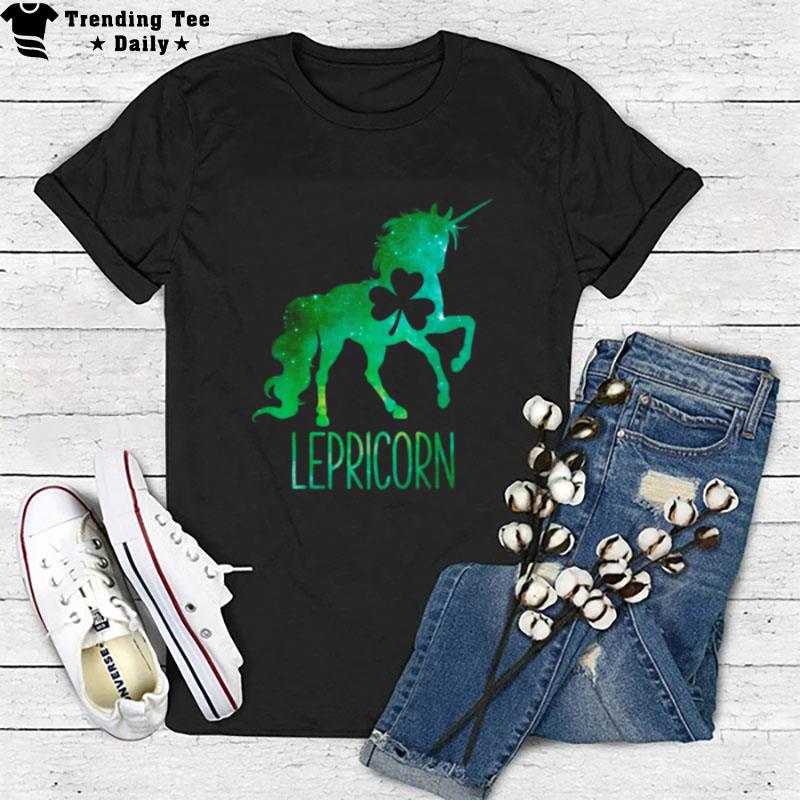 Unicorn Lepricorn Shamrock St Patrick's Day T-Shirt