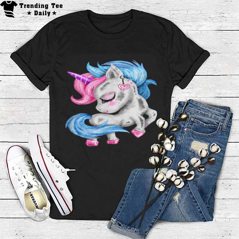 Unicorn Magical Costume Fun Themed Gifts Party Style 008 T-Shirt