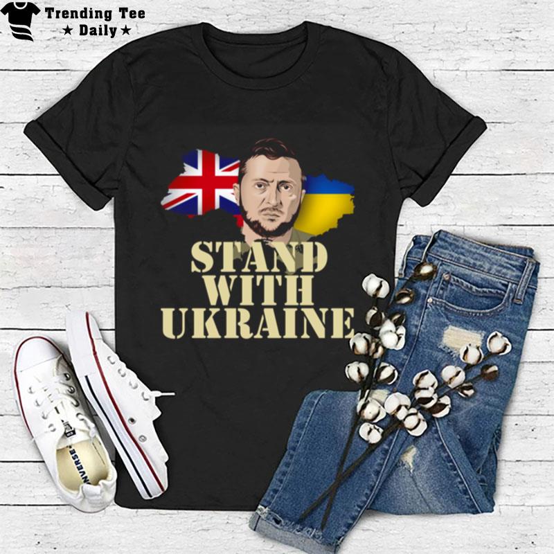 United Kingdom Ukraine Zelenskyy T-Shirt