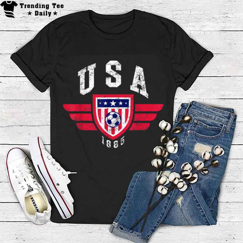 United States Football Team Vintage Usa Soccer T-Shirt