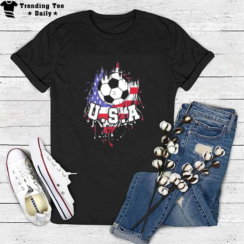 United States Soccer American Football Usa Futbol T-Shirt