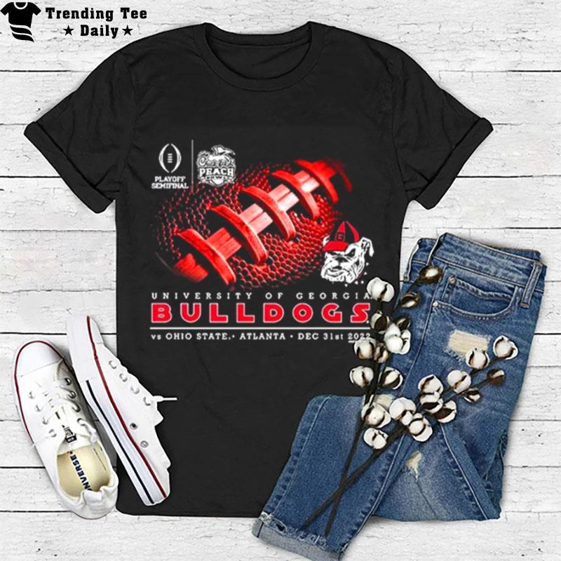 University Of Georgia Bulldogs Vs Ohio State Peach Bowl Bound 2022 T-Shirt