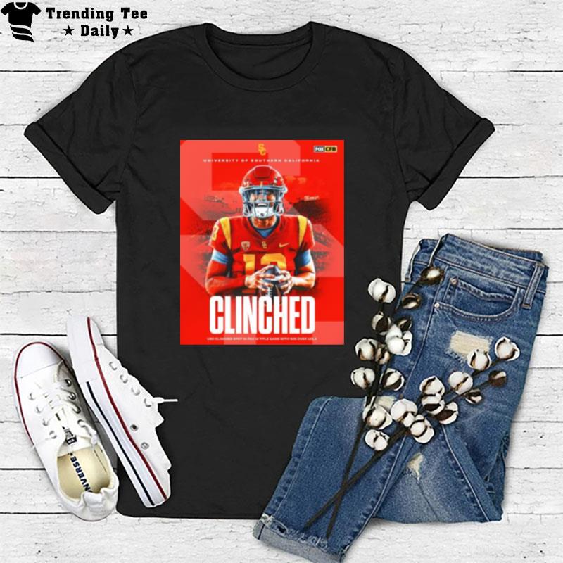 University Of Southern California Football 2022 Pac 12 Cinched T-Shirt