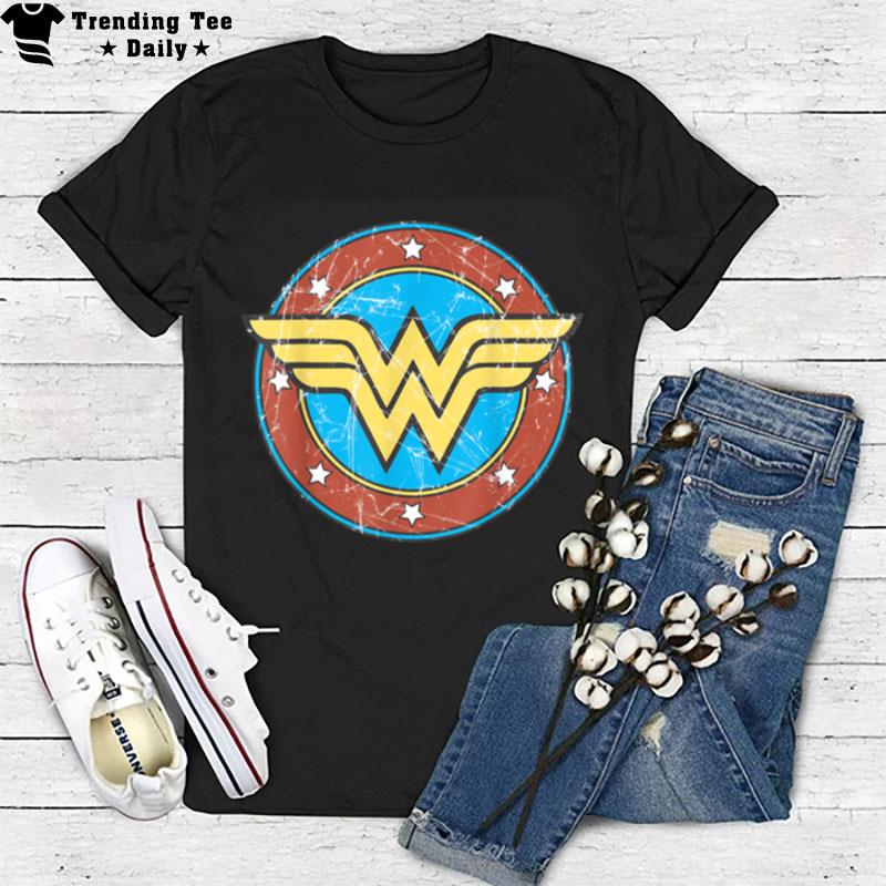 Us Dc Wonder Woman ? Circle Distressed 01 _H T-Shirt