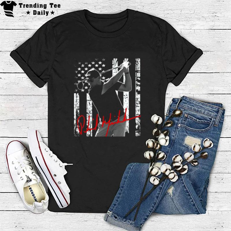 Us Flag Phil Mickelson T-Shirt