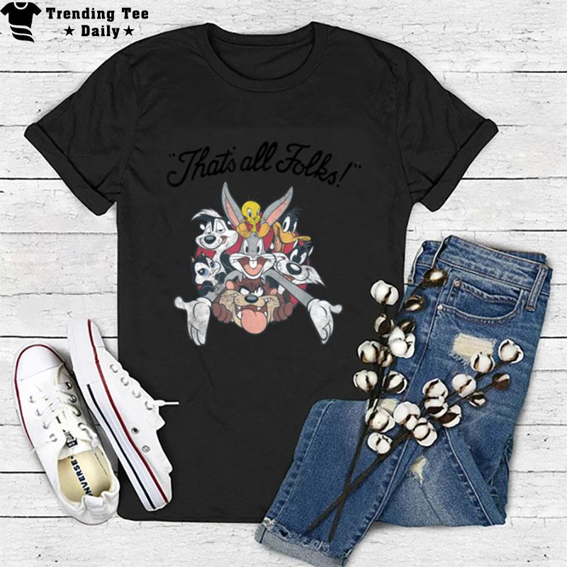 Us Looney Tunes All Stars That's All Folks 01 Light_H T-Shirt