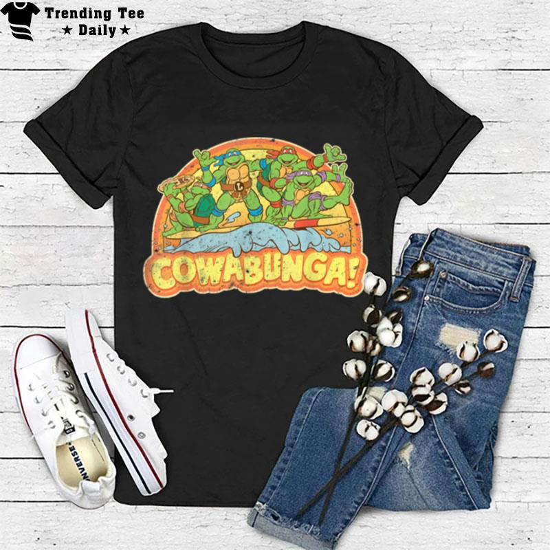 Us Tmnt Gang Retro Cowabunga 01_H T-Shirt