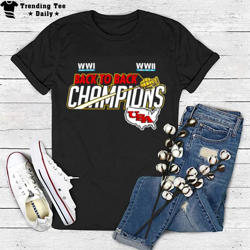 Usa Back To Back Champions T-Shirt