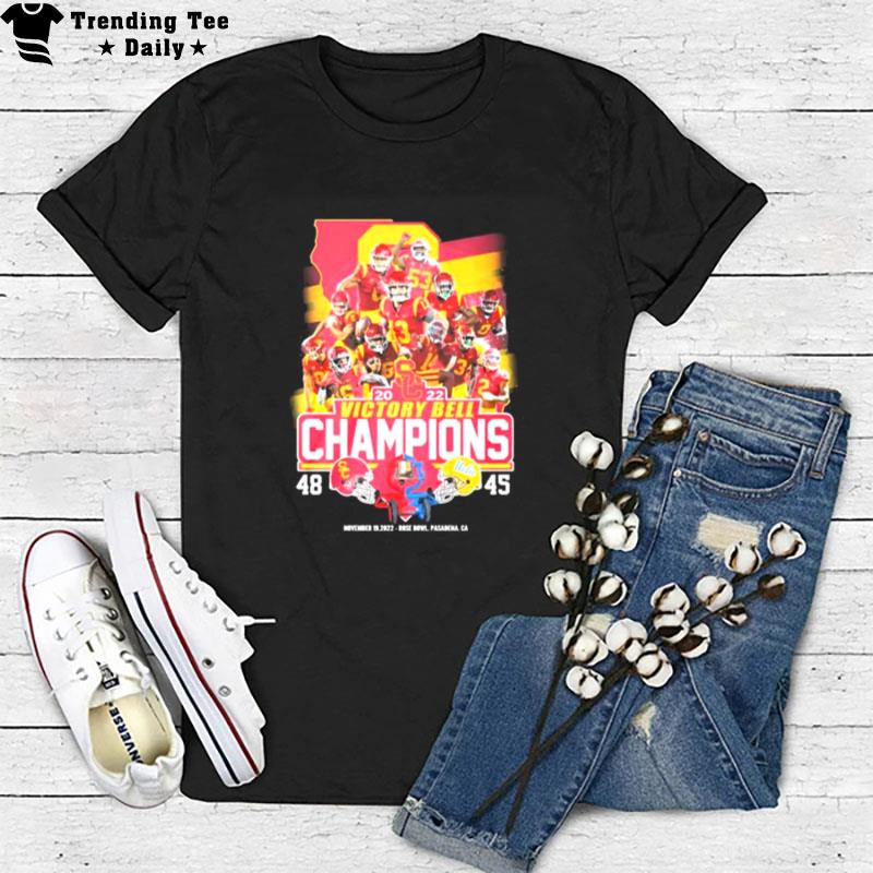 Usc Football 2022 Victory Bell Champions T-Shirt