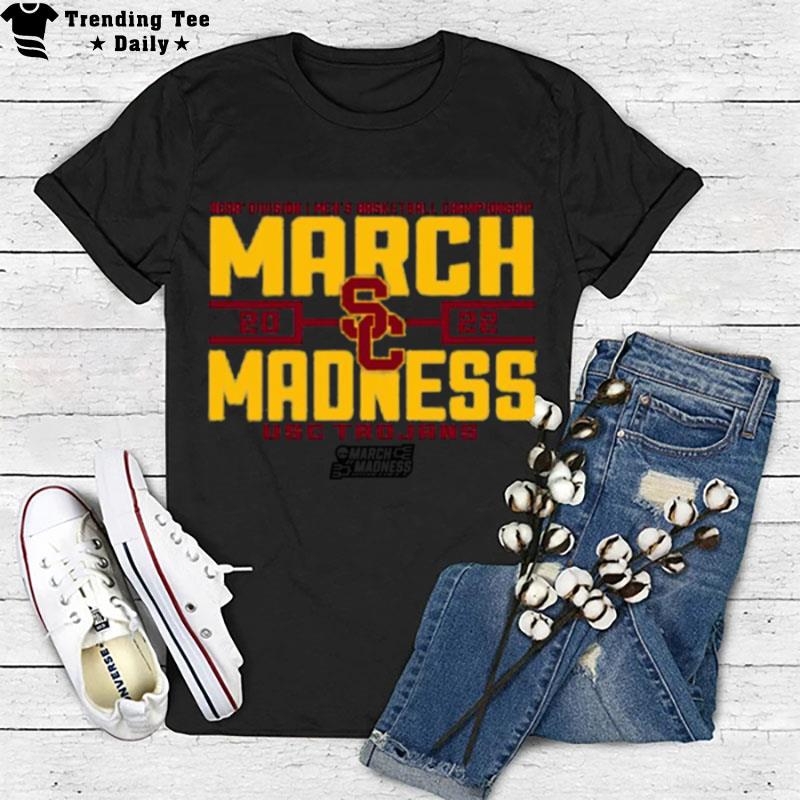 Usc Trojans Men's 2022 Basketball March Madness T-Shirt