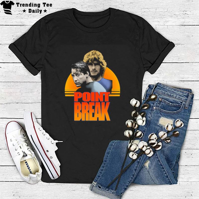 Utah And Bodhi Point Break Retro Vintage T-Shirt