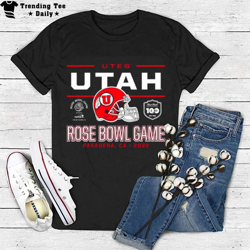 Utah Utes Rose Bowl Game Pasadena Ca 2022 T-Shirt