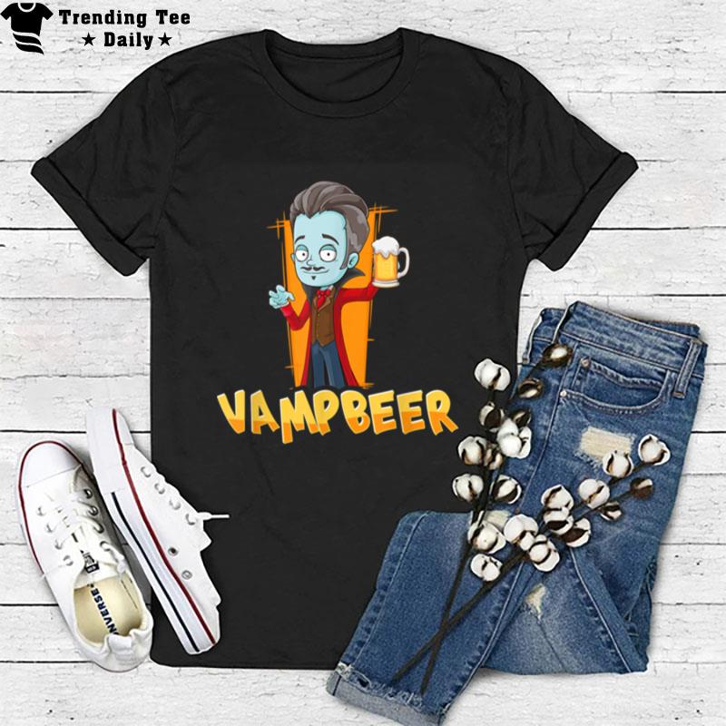 Vampbeer Funny Halloween Vamp Beer T-Shirt