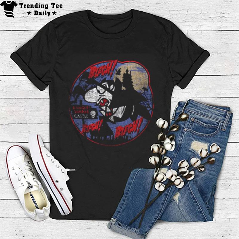 Vampire Castle Retro Ar T-Shirt