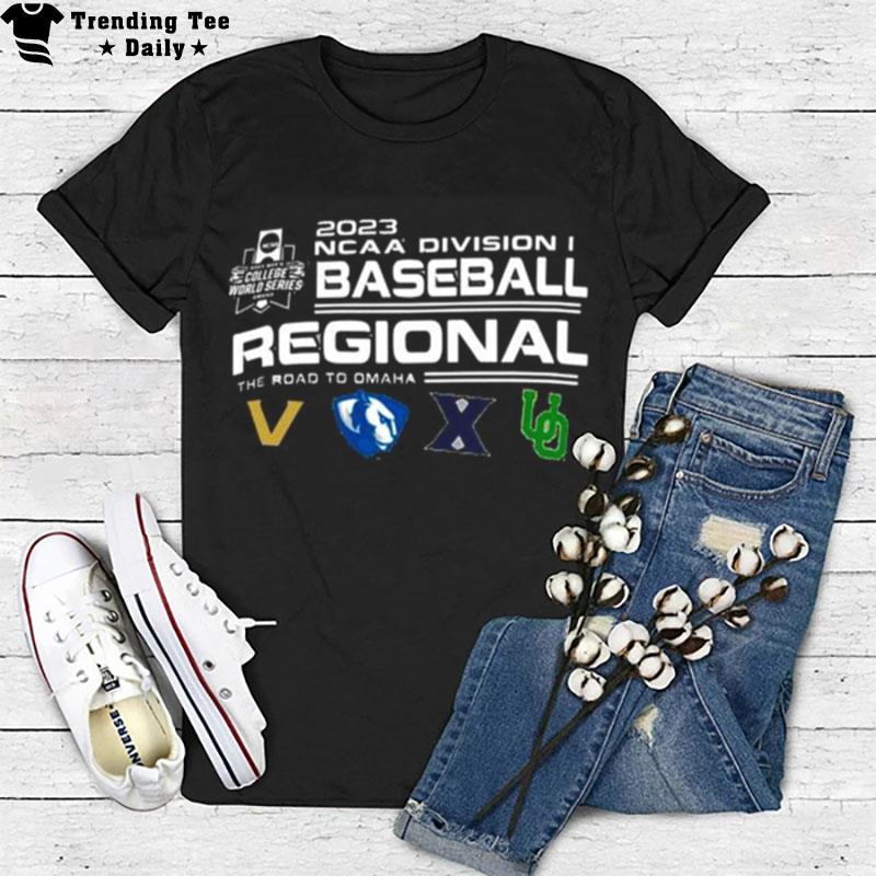 Vanderbilt 2023 Ncaa Division I Baseball Regional The Road To Omaha T-Shirt