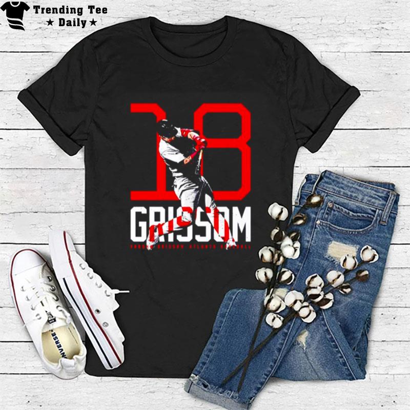 Vaughn Grissom Atlanta Braves Bold Number T-Shirt