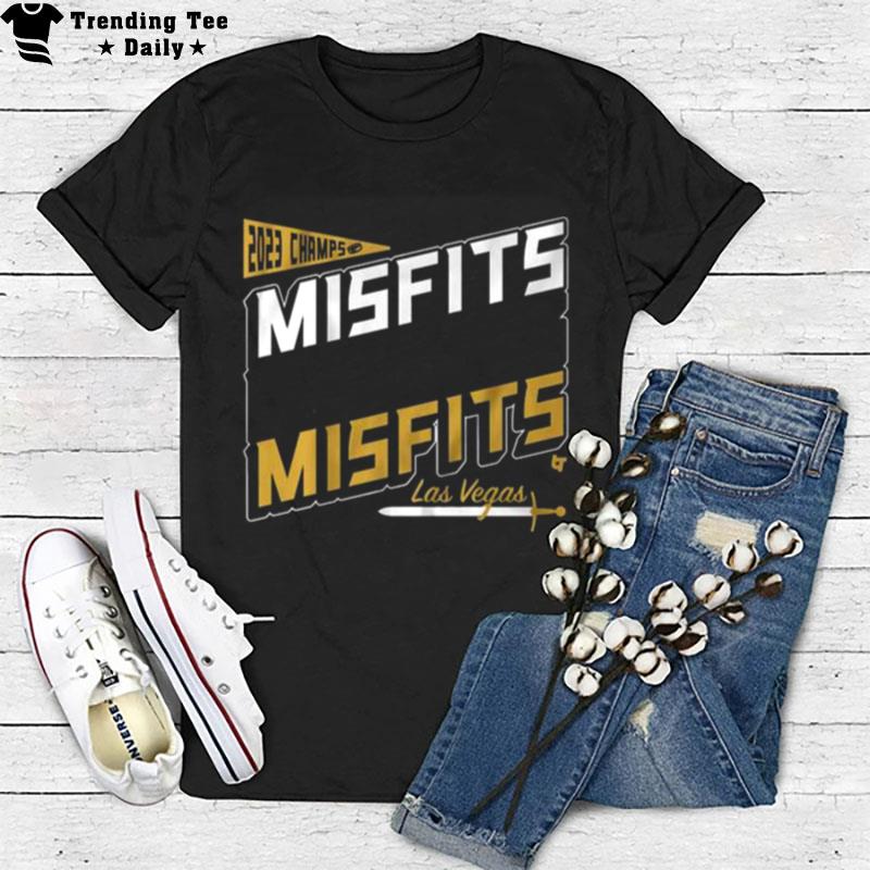 Vegas Golden Knights 2023 Champs Misfits T-Shirt