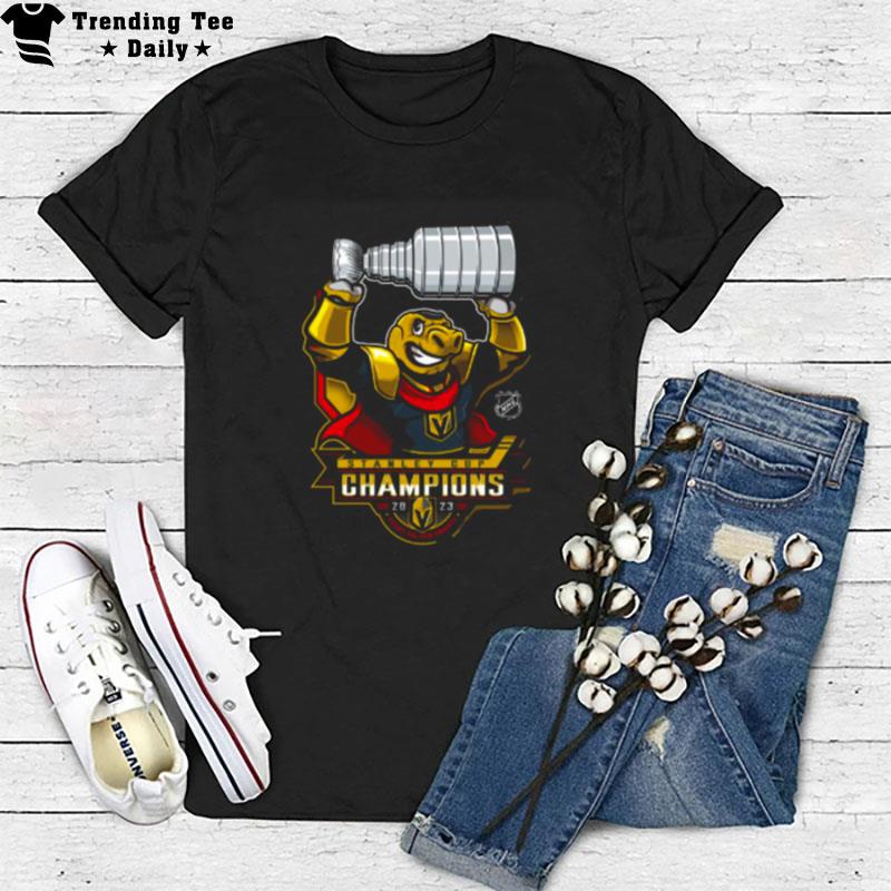 Vegas Golden Knights Chance Mascot 2023 Stanley Cup Champions T-Shirt