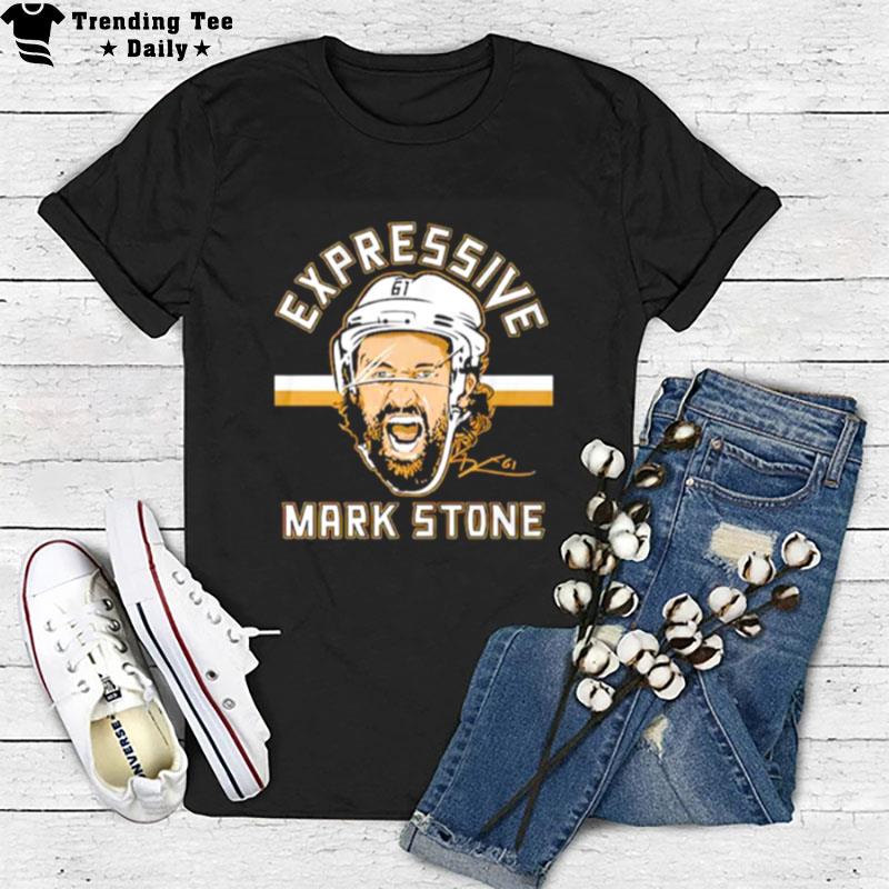 Vegas Golden Knights Expressive Mark Stone Signature T-Shirt