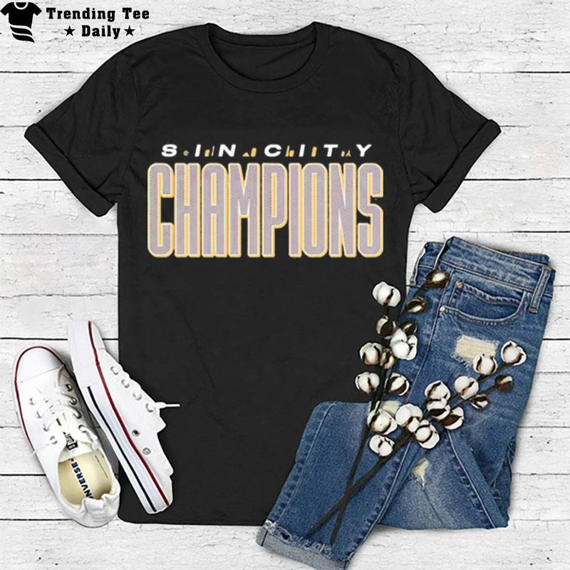 Vegas Golden Knights Sin City Champions T-Shirt