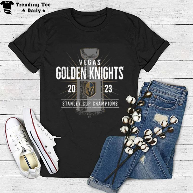 Vegas Golden Knights Stanley Cup Champions Trophy 2023 T-Shirt