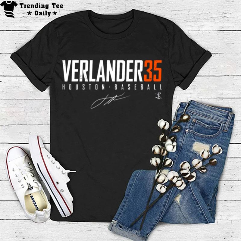 Verlander 35 Justin Verlander Elite T-Shirt