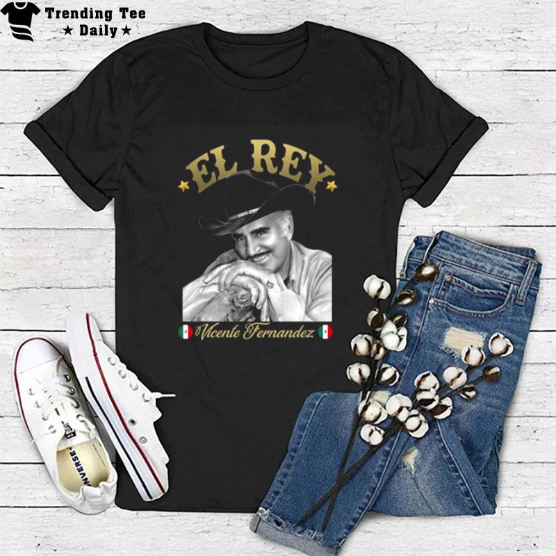 Vicente Fernandez Tequila Ranchera Mariachi Mexico El Rey T-Shirt