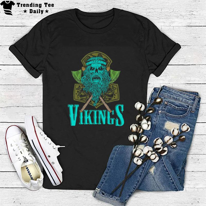 Viking Warrior Design Vikings Valhalla T-Shirt