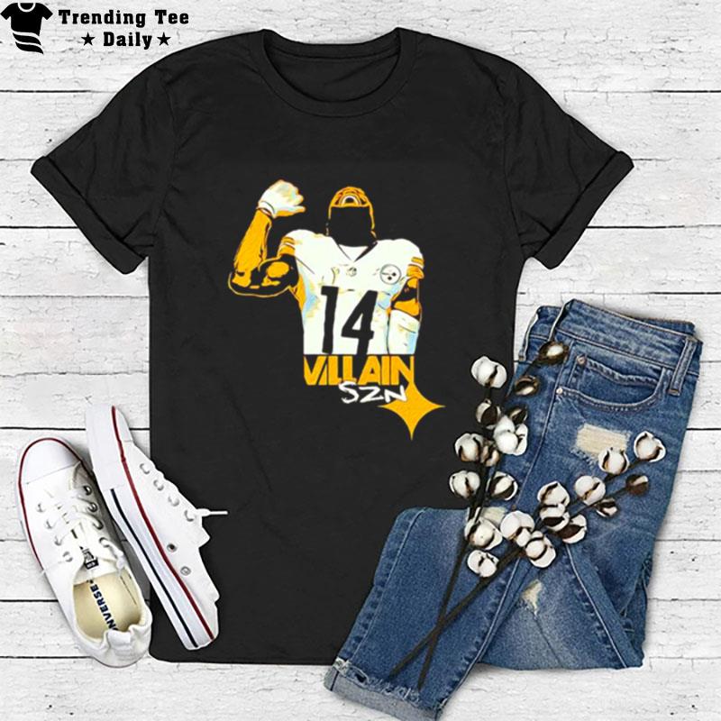 Villain Szn George Pickens Pittsburgh Steelers T-Shirt