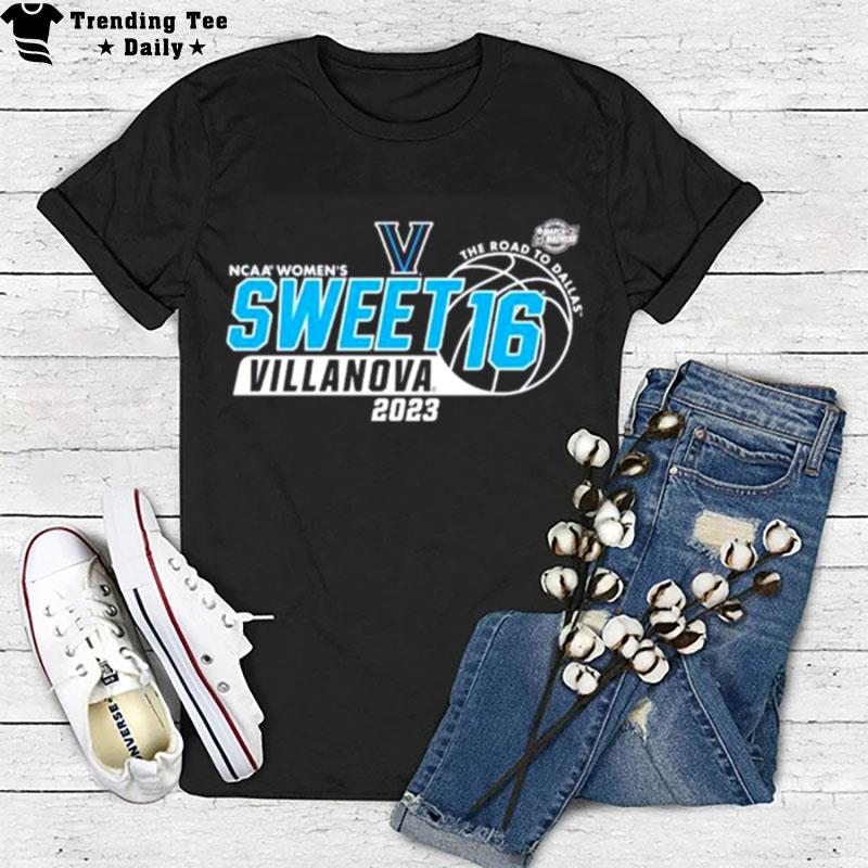 Villanova University Women's Basketball 2023 Sweet 16 T-Shirt