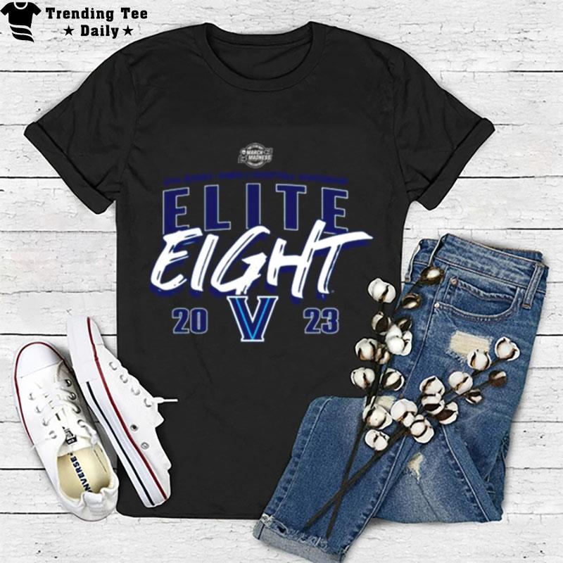 Villanova Wildcats 2023 Ncaa Women's Basketball Tournament March Madness Elite Eight Team T-Shirt