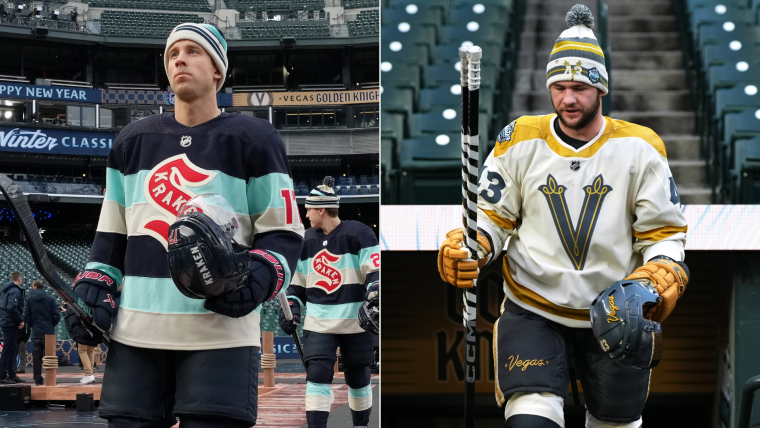 Unveiling the 2024 Winter Classic Jerseys: Golden Knights vs. Kraken Outdoor Fashion Show